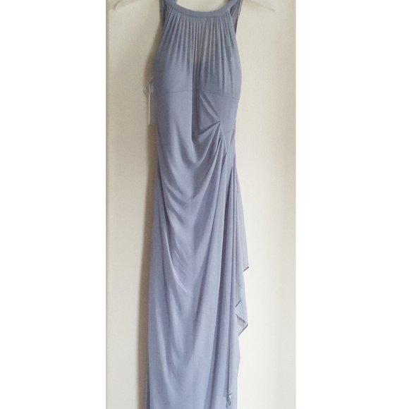 David's Bridal Long Mesh Dress Size 2 - Picture 2 of 7